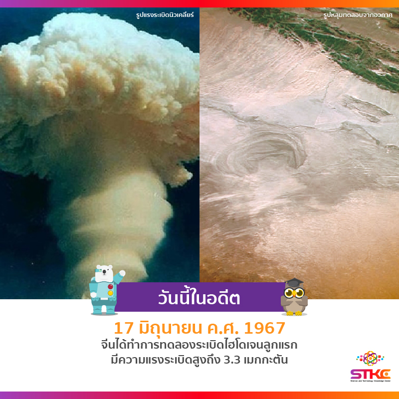 [วันนี้ในอดีต] ระเบิดไฮโดรเจนของจีน (Chinese H-bomb)