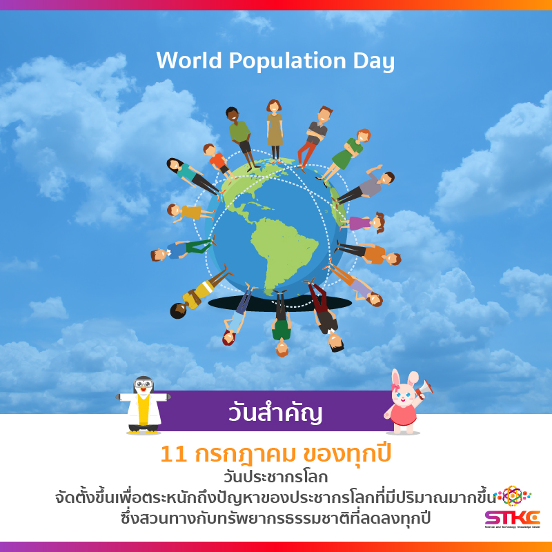 [วันสำคัญ] วันประชากรโลก World Population Day