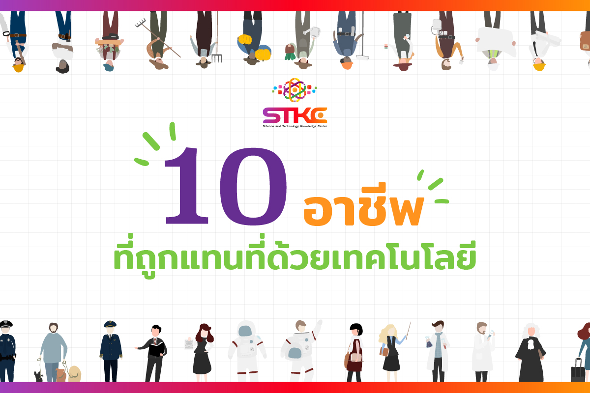 10 อาชีพที่ถูกแทนที่ด้วยเทคโนโลยี