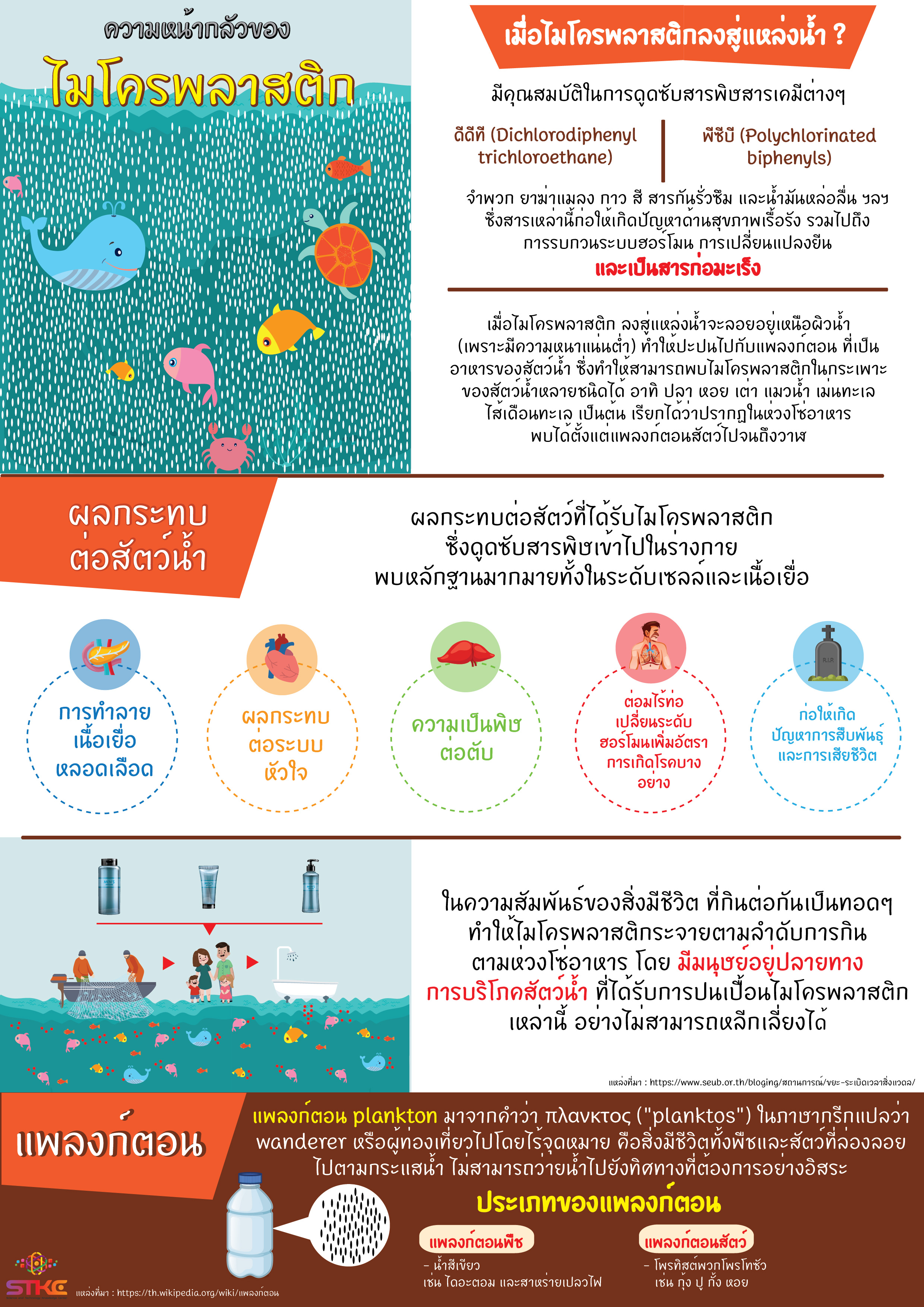 ความหน้ากลัวของ ไมโครพลาสติก