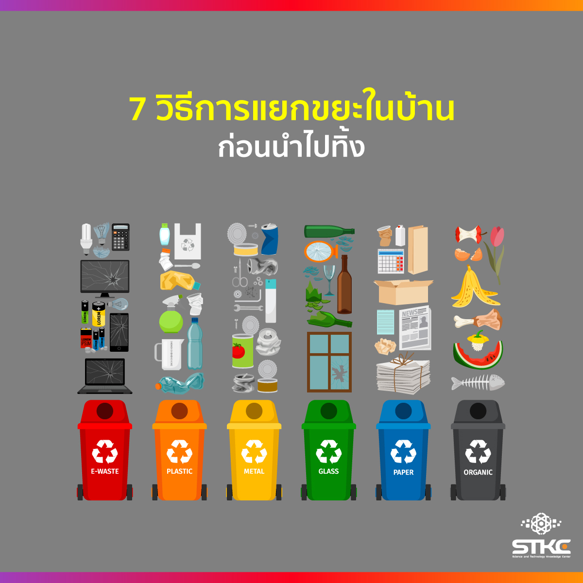 7 วิธีแยกขยะในบ้านก่อนนำไปทิ้ง