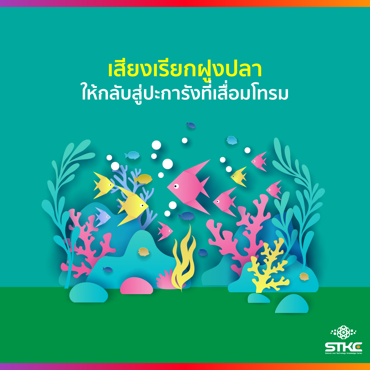 เสียงเรียกฝูงปลาให้กลับสู่ปะการังที่เสื่อมโทรม