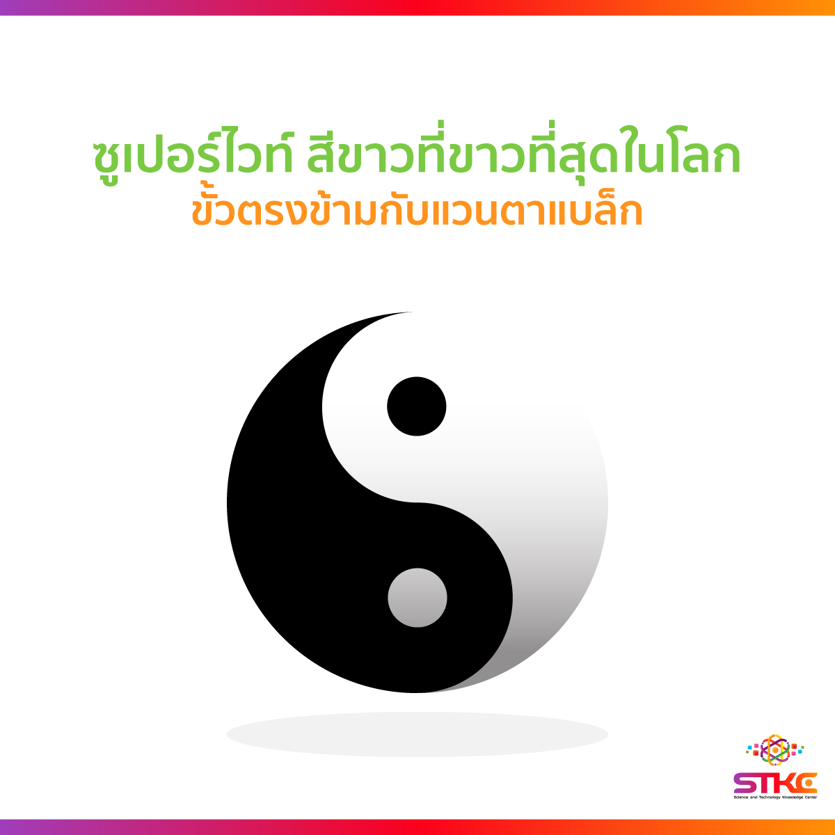 ซูเปอร์ไวท์ สีขาวที่ขาวที่สุดในโลก ขั้วตรงข้ามกับแวนตาแบล็ก