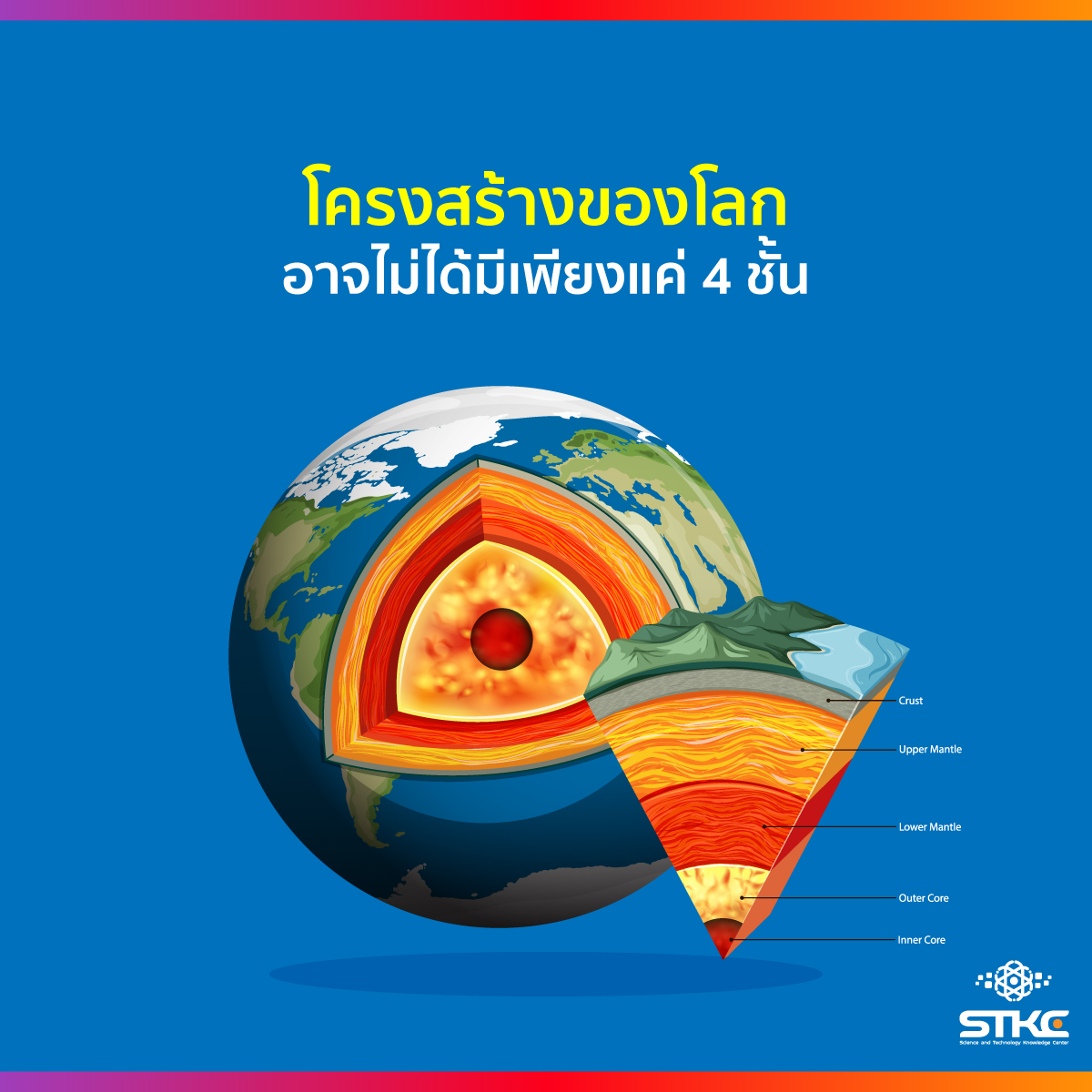 โครงสร้างของโลกอาจไม่ได้มีเพียงแค่ 4 ชั้น