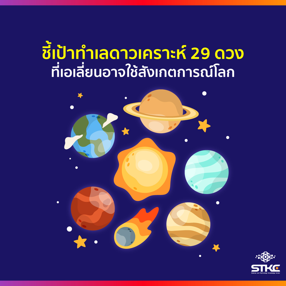 ชี้เป้าทำเลดาวเคราะห์ 29 ดวงที่เอเลี่ยนอาจใช้สังเกตการณ์โลก