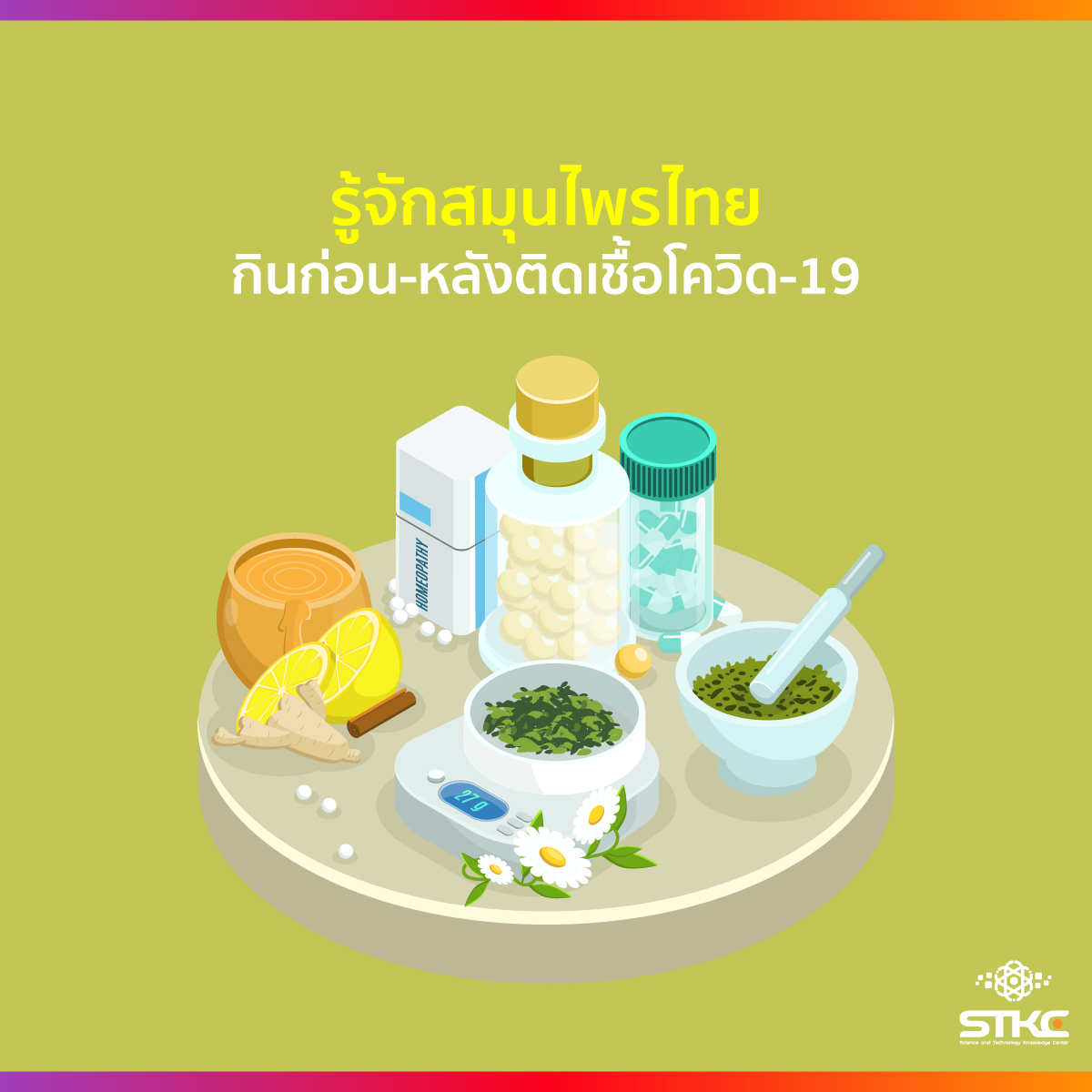 รู้จักสมุนไพรไทย กินก่อน-หลังติดเชื้อโควิด-19