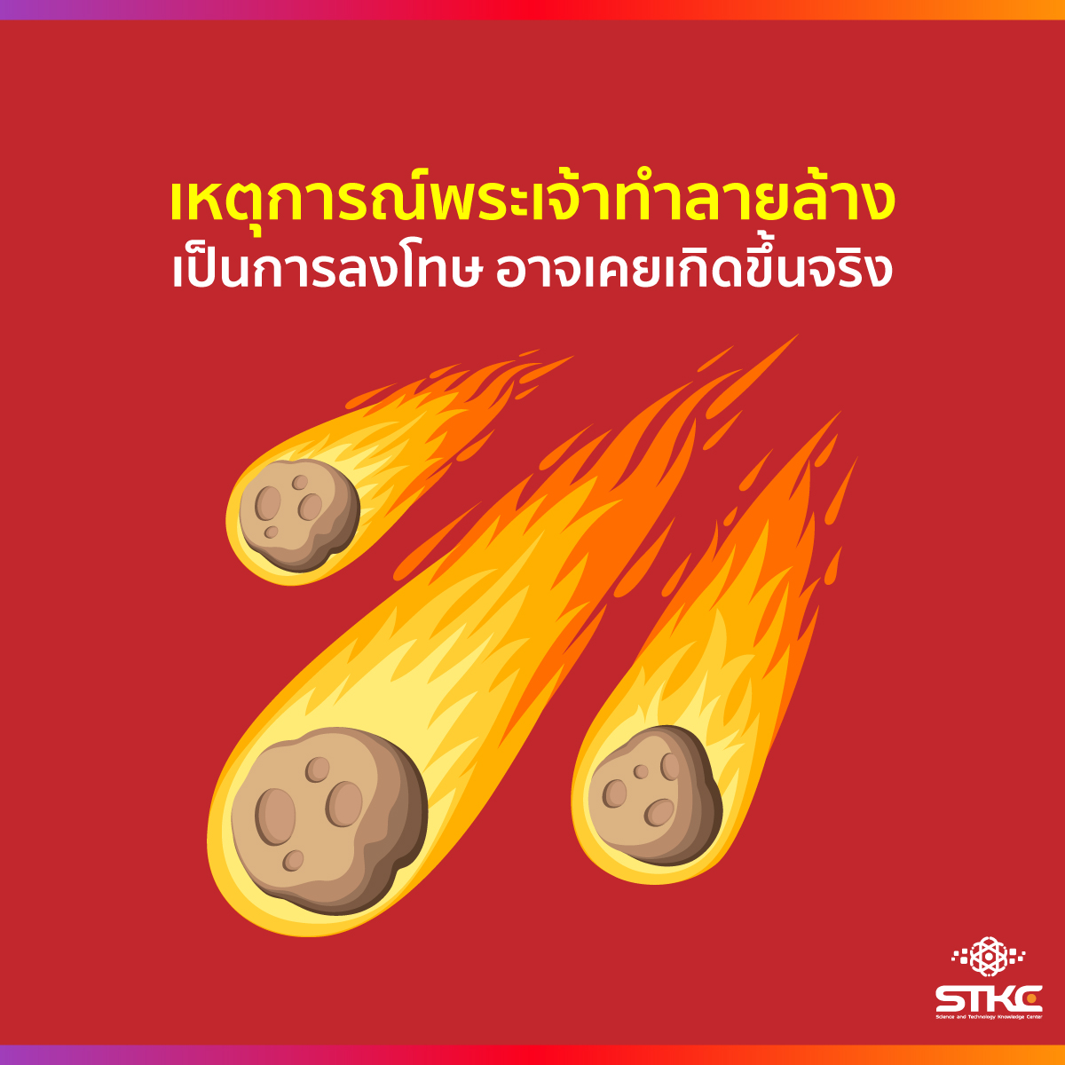 เหตุการณ์พระเจ้าทำลายล้างเป็นการลงโทษในคัมภีร์ไบเบิลอาจเคยเกิดขึ้นจริง