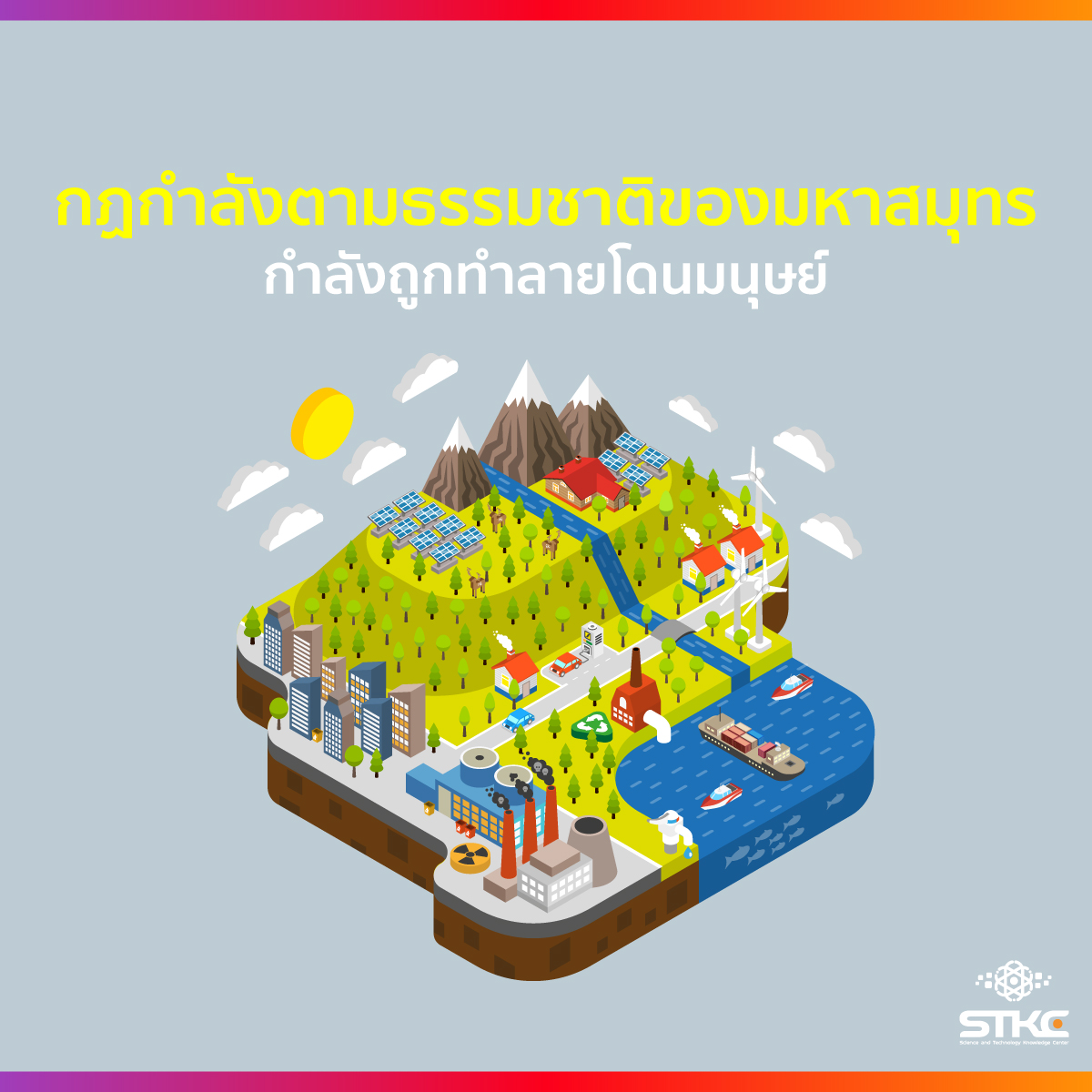 กฏกำลังตามธรรมชาติของมหาสมุทร กำลังถูกทำลายโดนมนุษย์