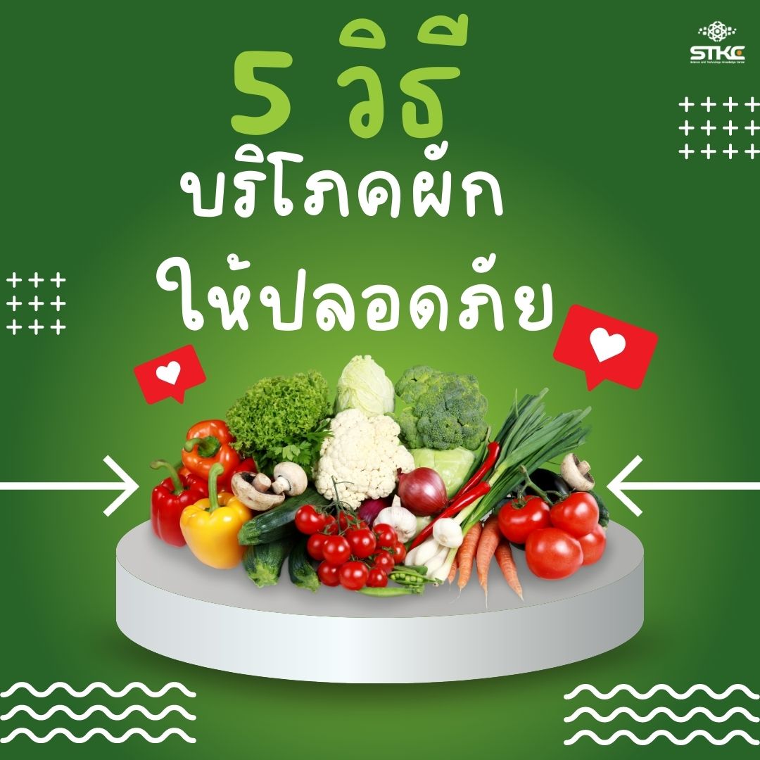 5 วิธี บริโภคผักให้ปลอดภัย