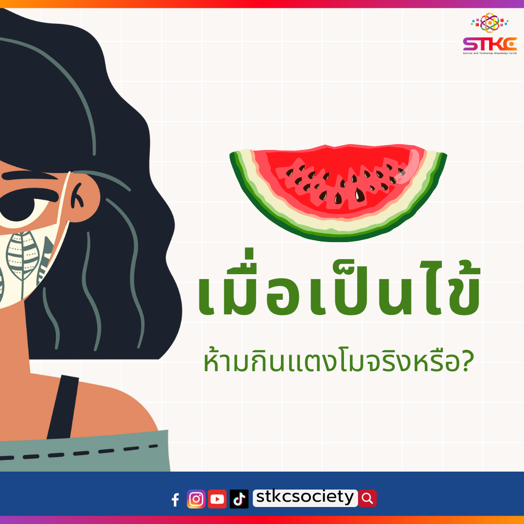 เมื่อเป็นไข้ห้ามกินแตงโมจริงหรือ?