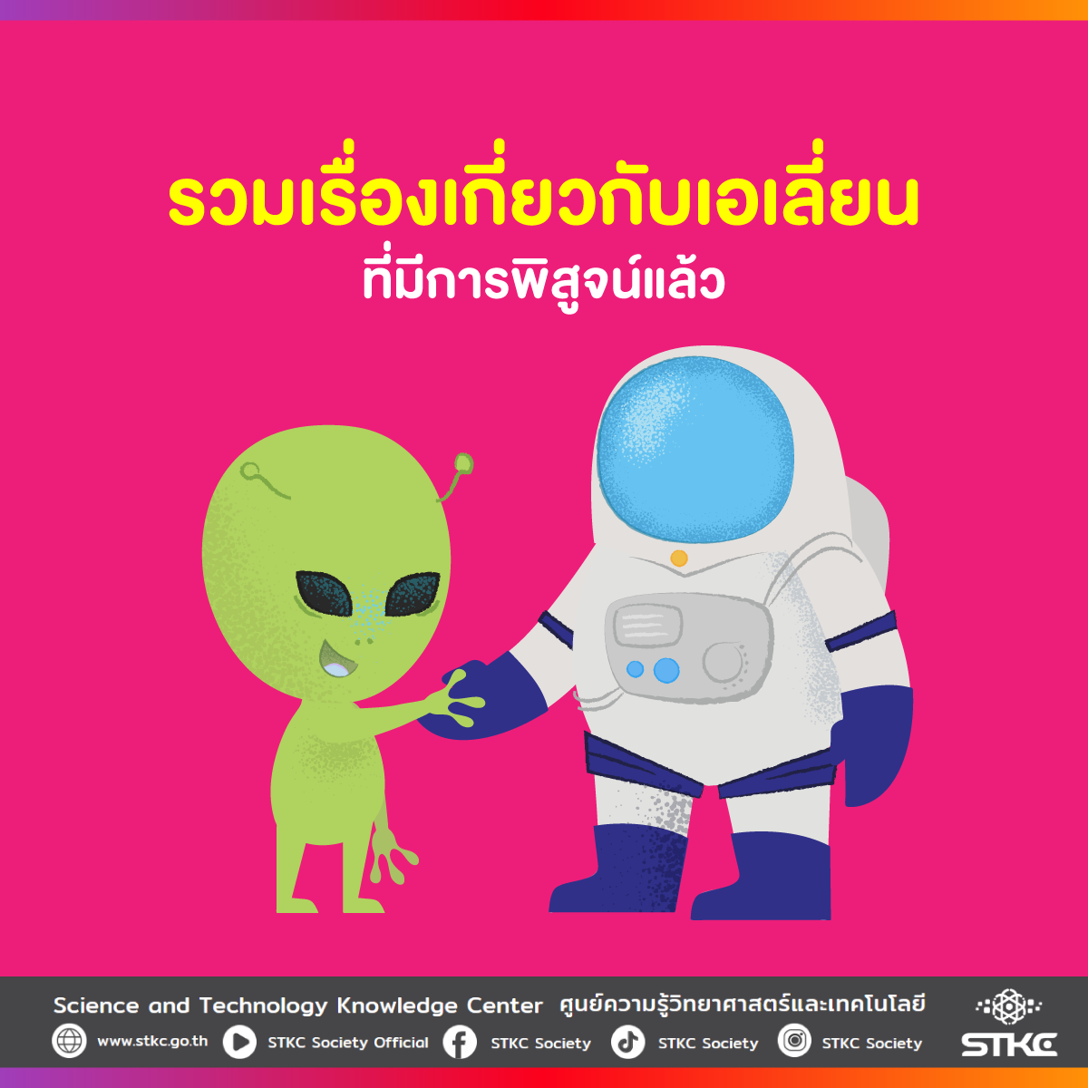 รวมเรื่องเกี่ยวกับเอเลี่ยนที่มีการพิสูจน์แล้ว