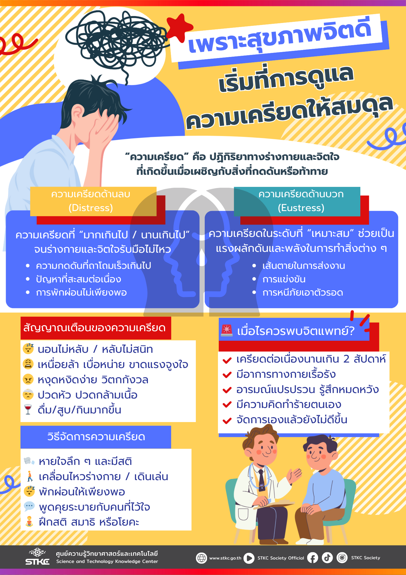 เพราะสุขภาพจิตดี เริ่มที่การดูแลความเครียดให้สมดุล