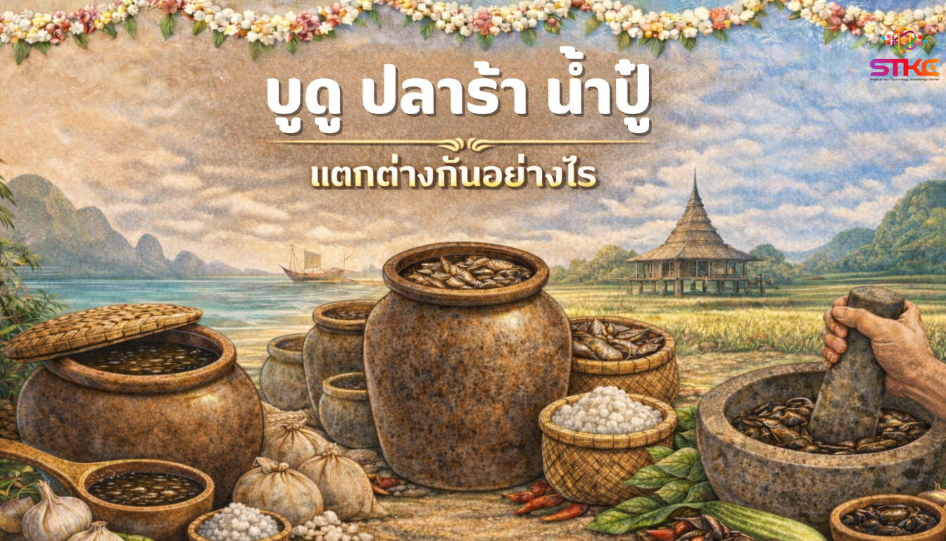 บูดู ปลาร้า น้ำปู๋ แตกต่างกันอย่างไร