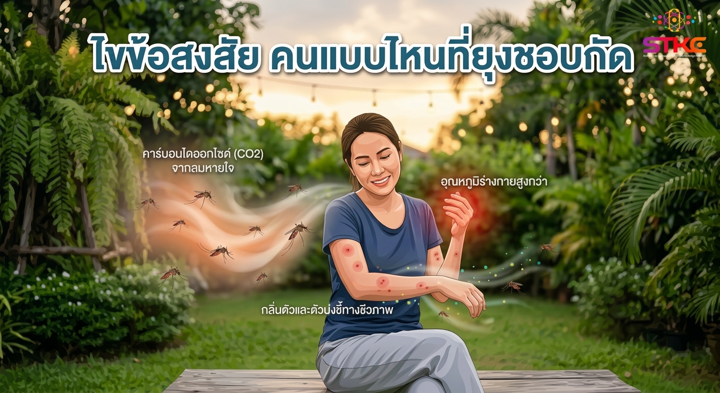 ไขข้อสงสัย คนแบบไหนที่ยุงชอบกัดเป็นพิเศษ ปัจจัยอะไรที่ทำให้บางคนถึงดึงดูดยุงมากัดมากกว่า ?