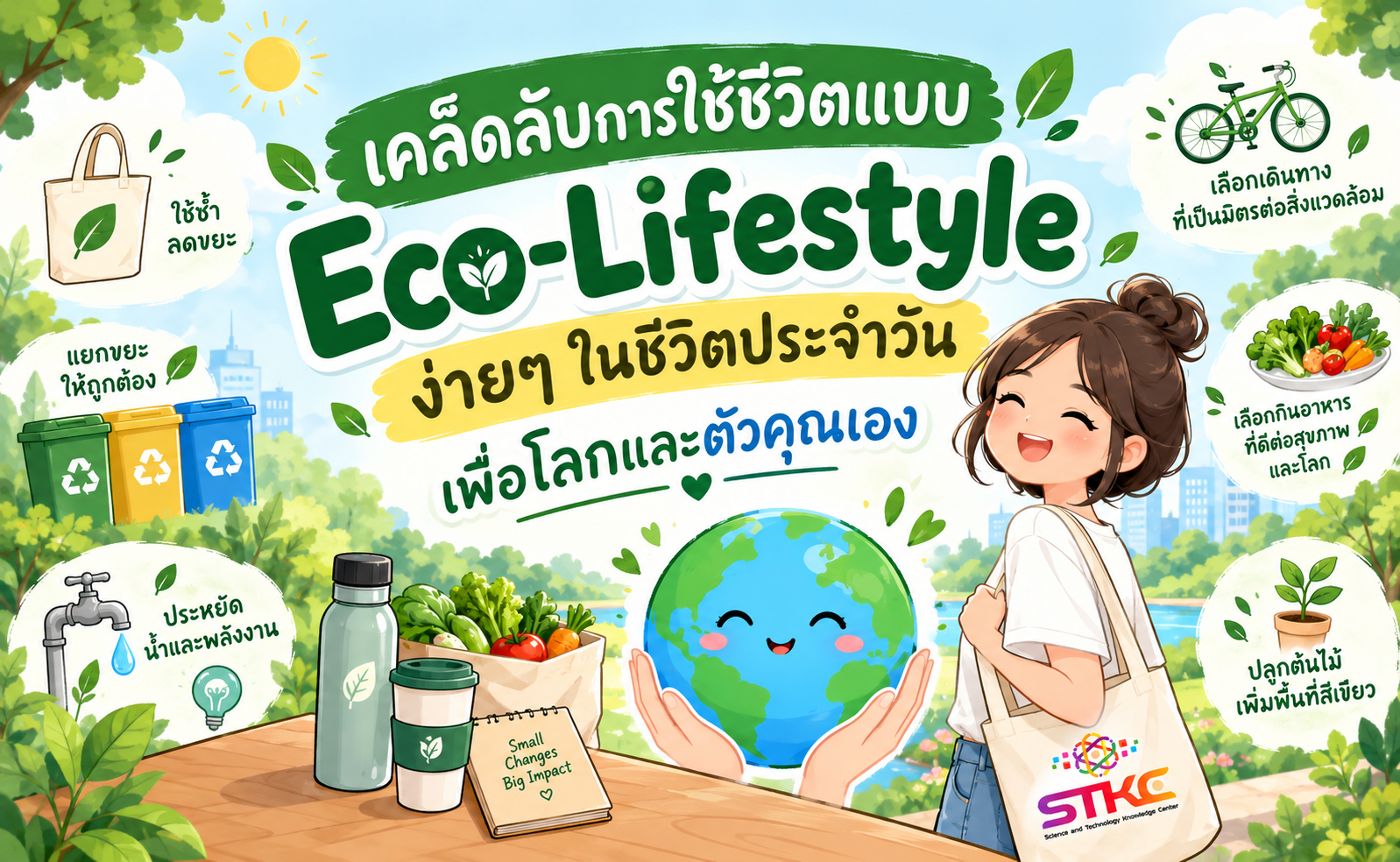 เคล็ดลับการใช้ชีวิตแบบ Eco-Lifestyle ง่ายๆ ในชีวิตประจำวัน