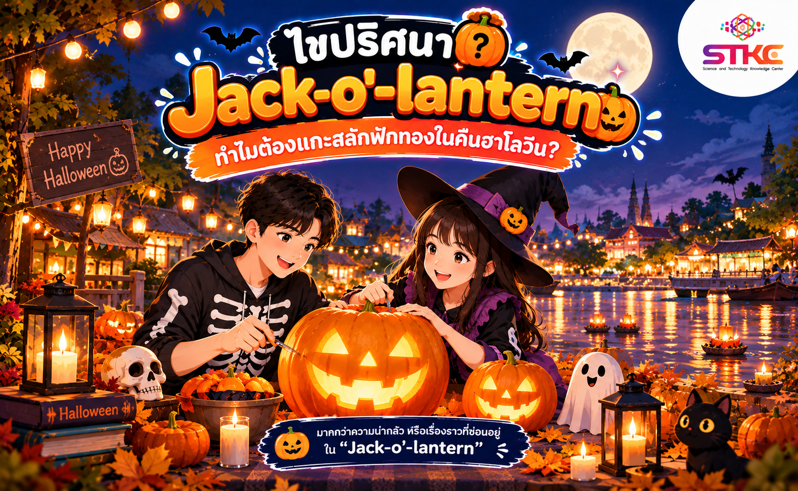 ไขปริศนา Jack-o'-lantern: ทำไมต้องแกะสลักฟักทองในคืนฮาโลวีน?